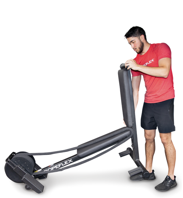 Ropeflex RX2300 Dual Position Horizontal and Vertical Rope Training Ma ...