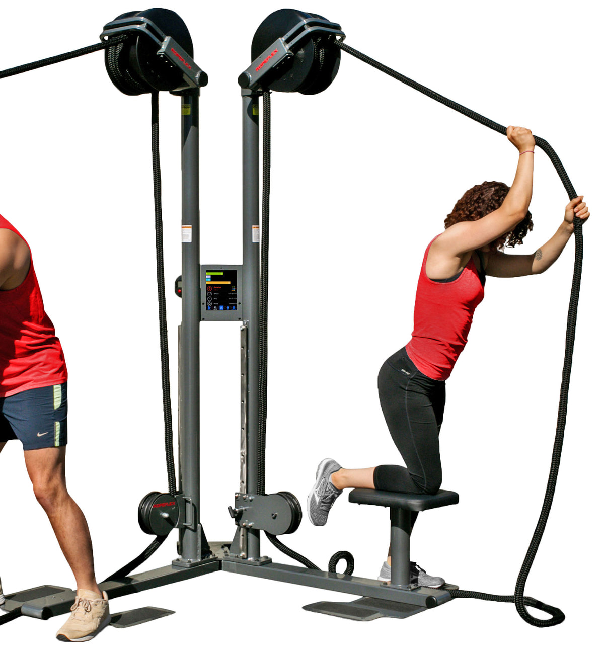 Ropeflex RX2500D Dual Station Oryx Vertical Rope Trainer with Adjustable Pulleys - Brand New