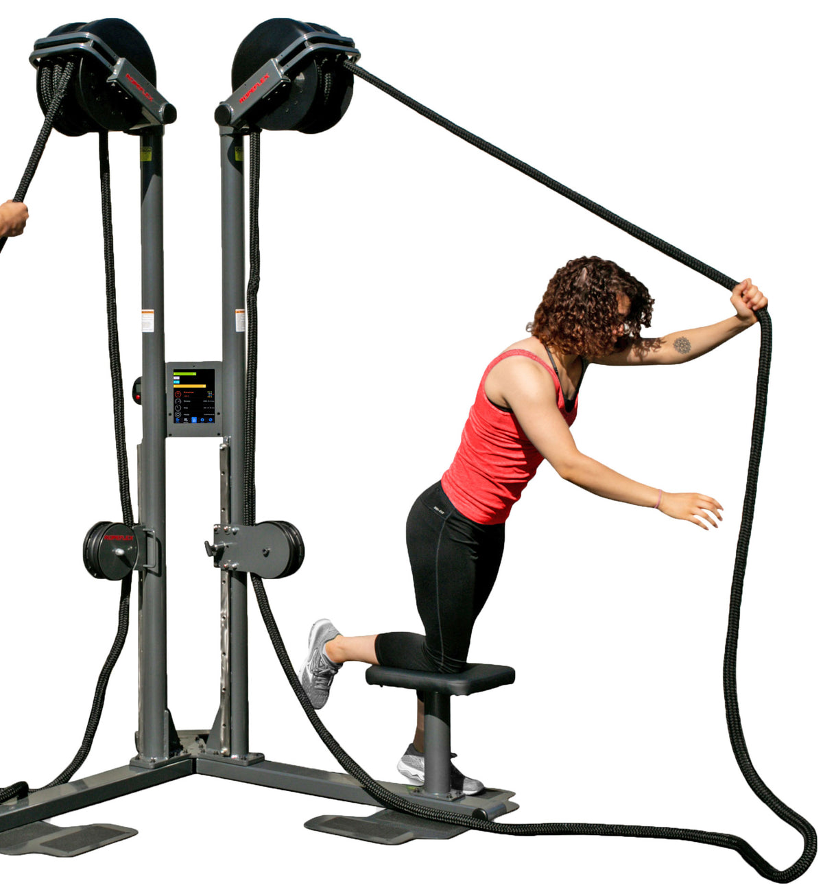 Ropeflex RX2500D Dual Station Oryx Vertical Rope Trainer with Adjustable Pulleys - Brand New