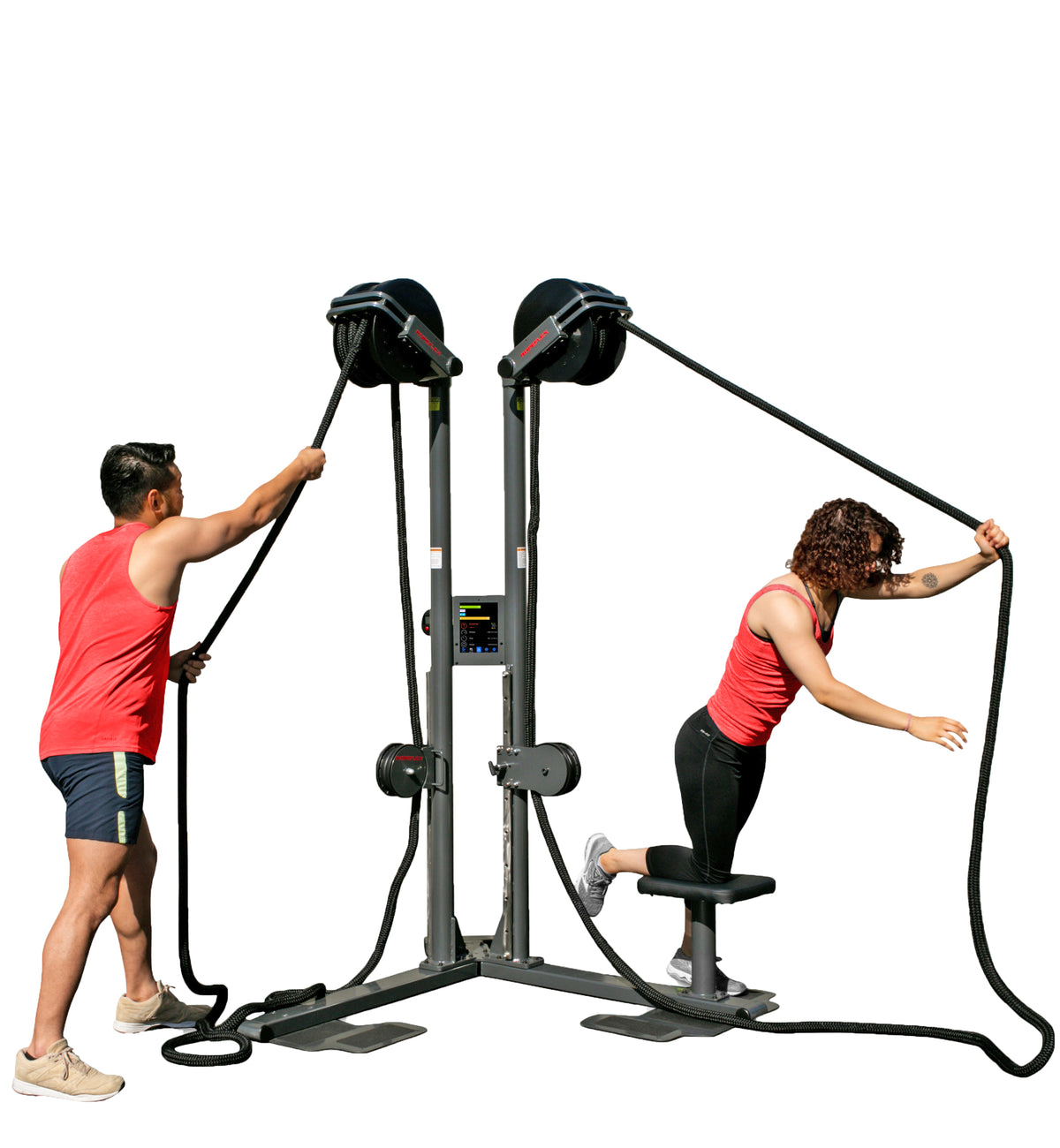 Ropeflex RX2500D Dual Station Oryx Vertical Rope Trainer with Adjustable Pulleys - Brand New