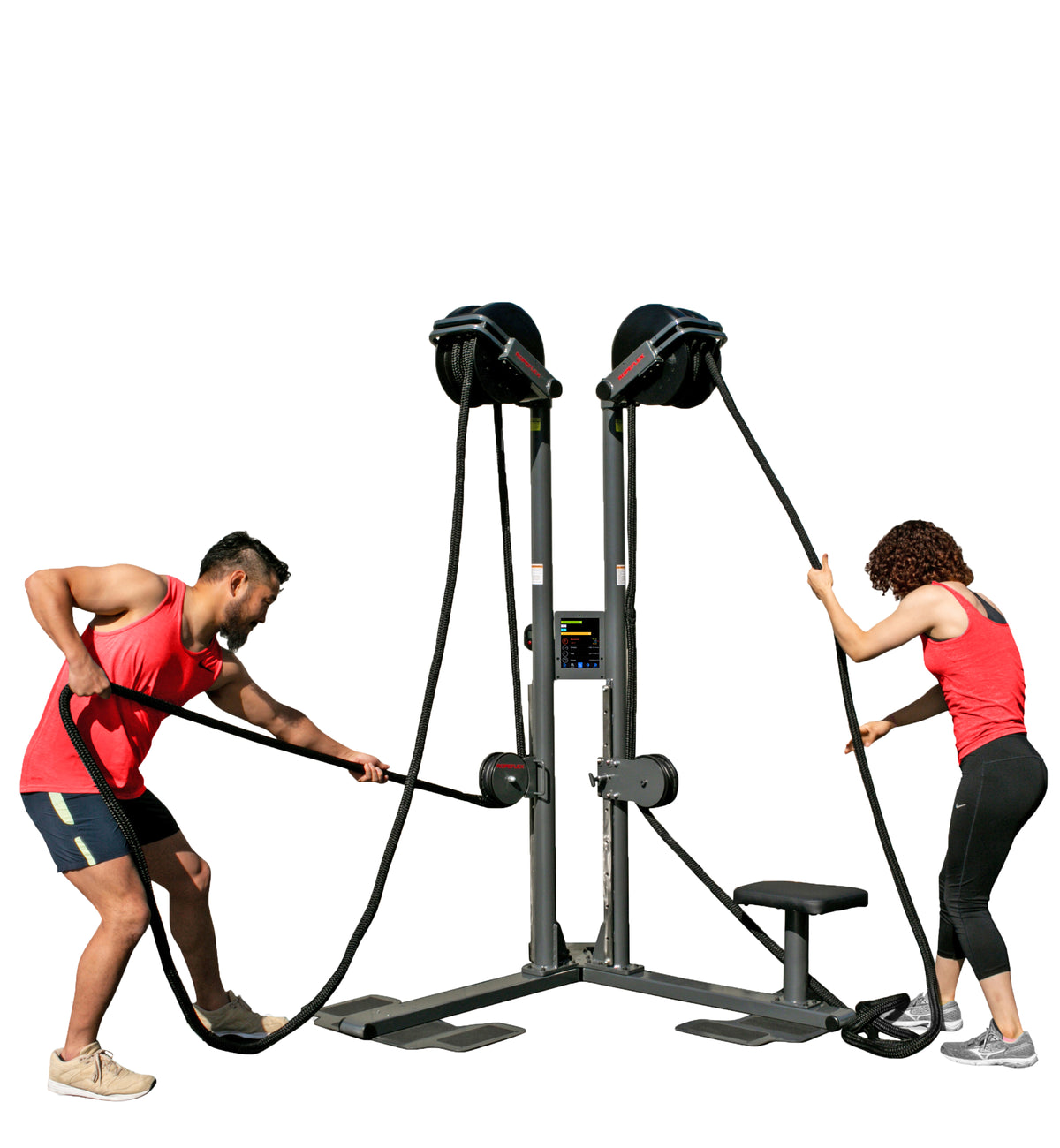 Ropeflex RX2500D Dual Station Oryx Vertical Rope Trainer with Adjustable Pulleys - Brand New